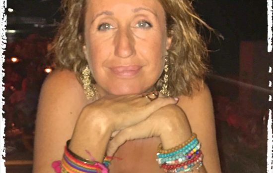 Photo de Nathalie Pages la créatrice de mode de la môme de monac