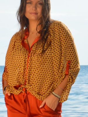 Chemise Etienne Jaune Terra Cotta
