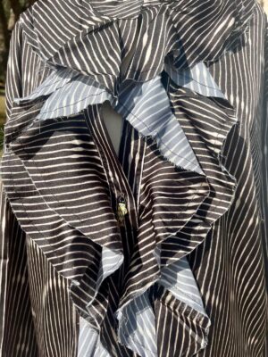 Blouse Reine Rayure bronze imprimé