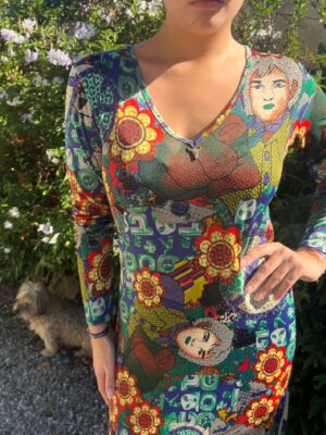 Robe longue Chris 70 Imprimé