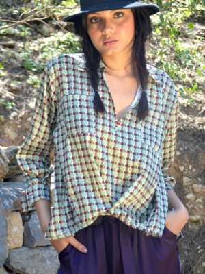 Chemise Japrock losange multi