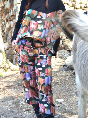 Pantalon porto immeuble imprimé