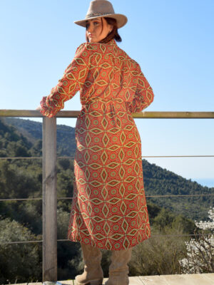 Robe longue OEil roue Multi