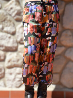 Pantalon porto immeuble imprimé