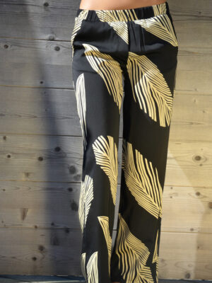 Pantalon Porto palme noir