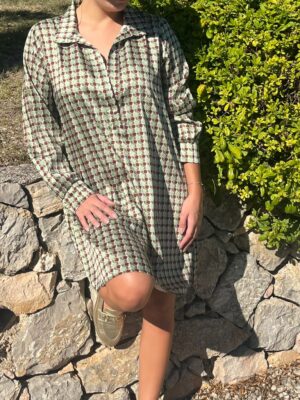 Robe courte Lupinette losange  Multi